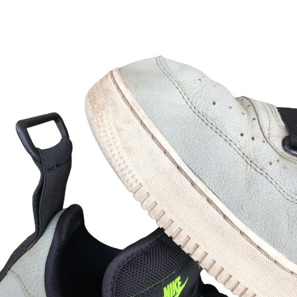 2018 Nike Air Force 1 Low Utility Spruce Fog Black Size 13 - Picture 8 of 16